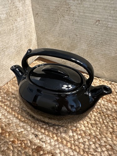 Hall 3232 Double Spout & Chamber Teamaster Teapot Black - Picture 12 of 13