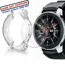 Anti-Scratch Screen Protector TPU Case Cover F Samsung Gear S3 Classic SM-R770N