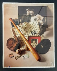 MLB First Edition Print "The Iron Horse" Lou Gehrig (1993) No. 6 in Series Vtg