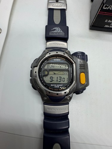 Casio SPF-10 Sea Pathfinder External Thermo Scanner Moon Phases Rare Vintage - Picture 11 of 22