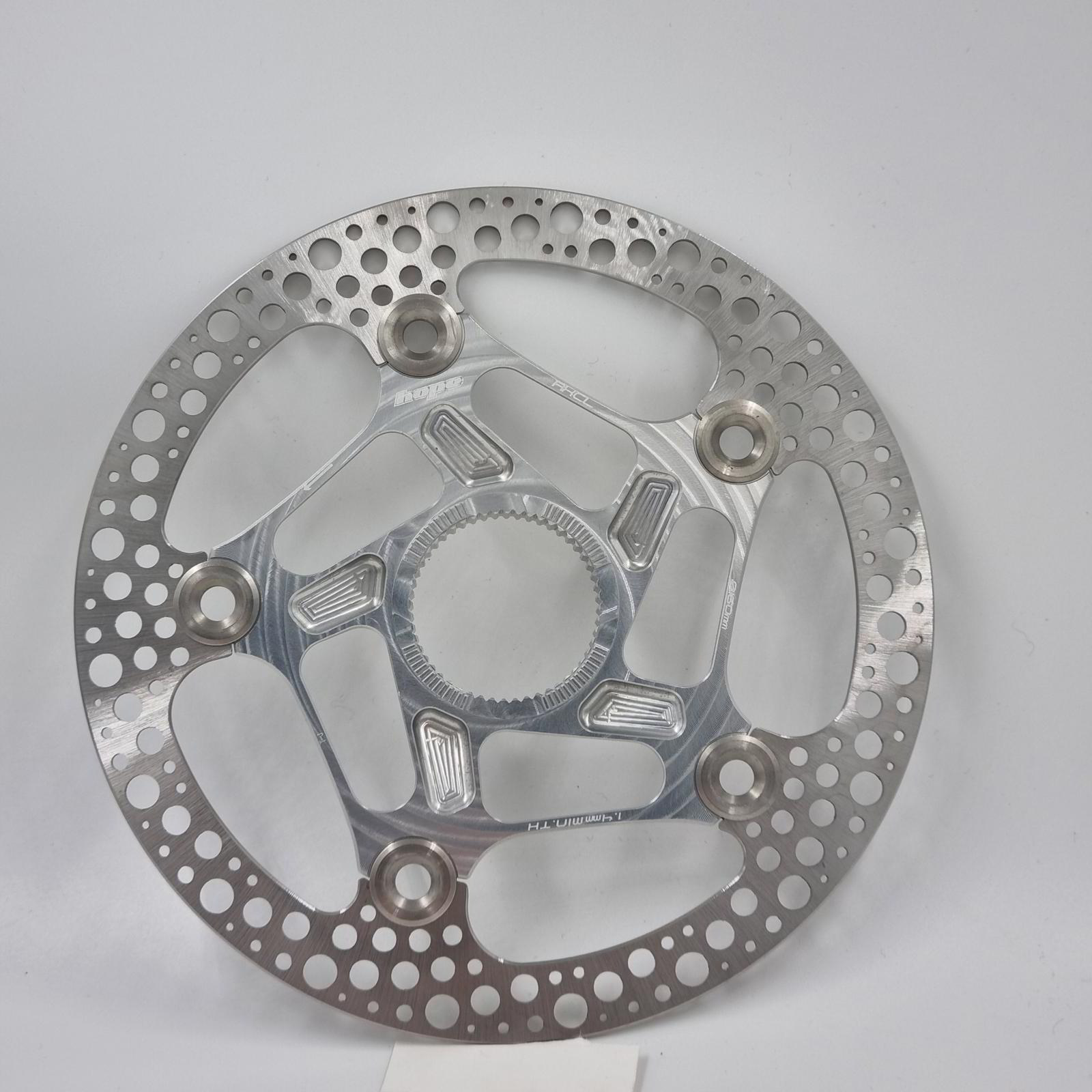 Hope RX Centre Lock Disc Rotor - 160mm - Silver centrelock