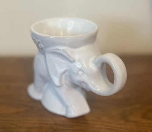 Vintage Frankoma Republican 1996 GOP Elephant Political Mug 