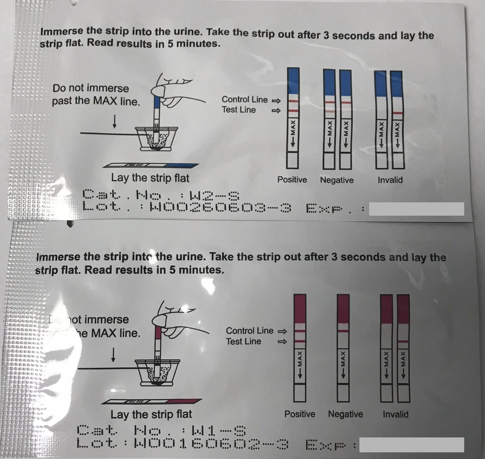 Authentic WONDFO 50 ovulation and 20 pregnancy (50 LH+20 HCG) test strips  - Image 3 of 3