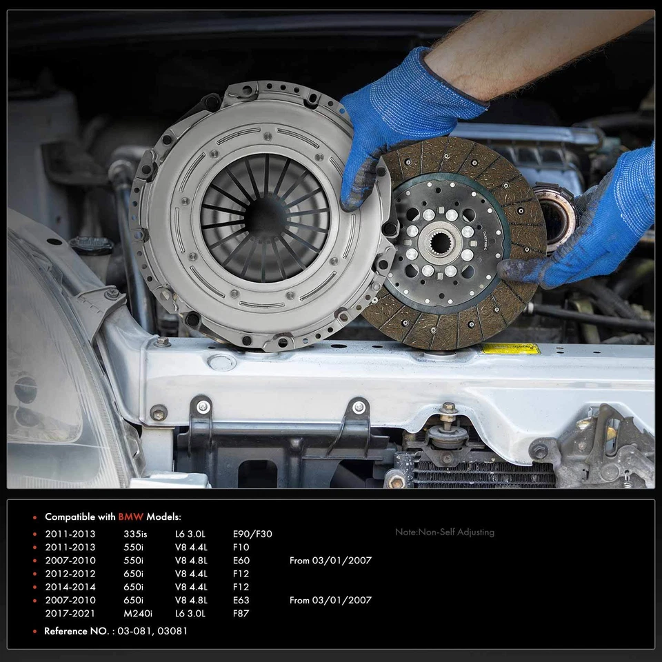 Kit de embrague de transmisión para BMW 335is 2011-2013 550i 650i M240i 3,0 L 4,4 L 4,8 L Foto 2 de 4
