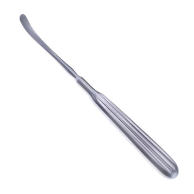 Set of 2 Adson Periosteal Elevator, 6.5'', Straight, 6 mm wide, Semi-Sharp Blade