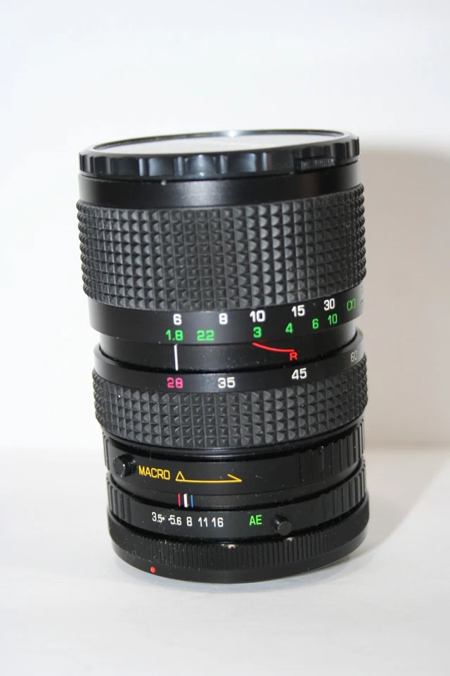 Quantaray Automatic 28-80mm F3.5-4.5 Wide Angle MR Macro Zoom Lense Canon-AE - Image 2 of 4