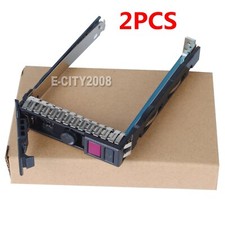 2PCS HP G10 727695-001 2.5" NVMe HDD Tray Caddy DL380 DL360 G10 US-SameDayShip