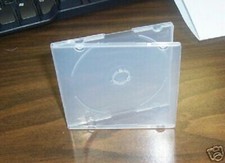 200 3.5" MINI SMALL CD/DVD POLY CASES NO SLEEVE CLEAR- SF16 ON SALE