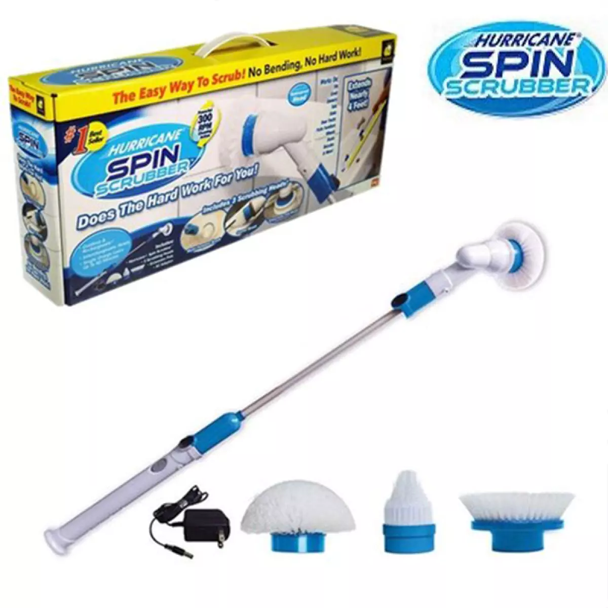 Deluxe Hurricane Spin Scrubber