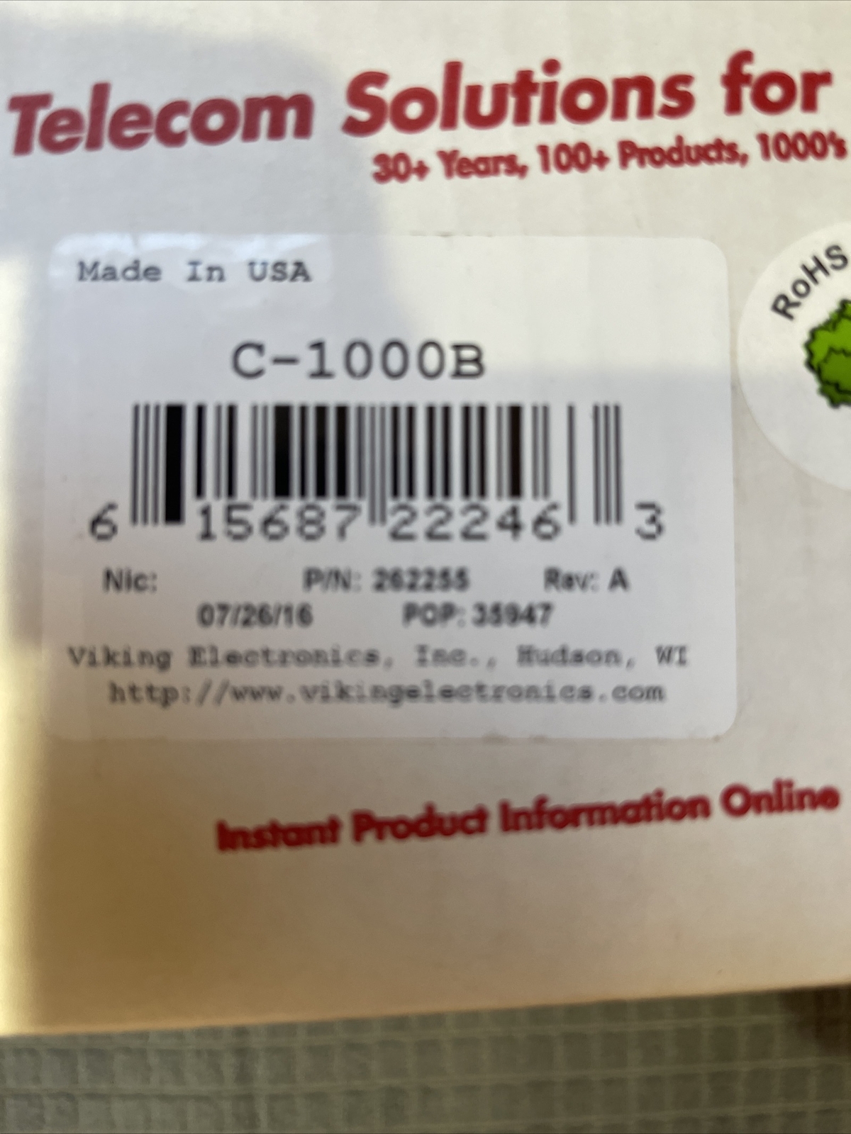 Viking Electronics C-1000B - controller (VK-C-1000B)