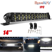 14" inch Spot LED Work Light Bar Driving Fog Lamp 4WD SUV Truck UTE Offroad ATV