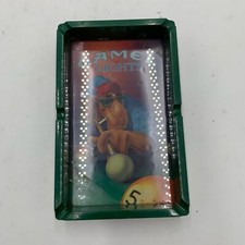 1992 Joe Camel Lights Plastic Cigarette Ashtray Playing Pool Billiards Table