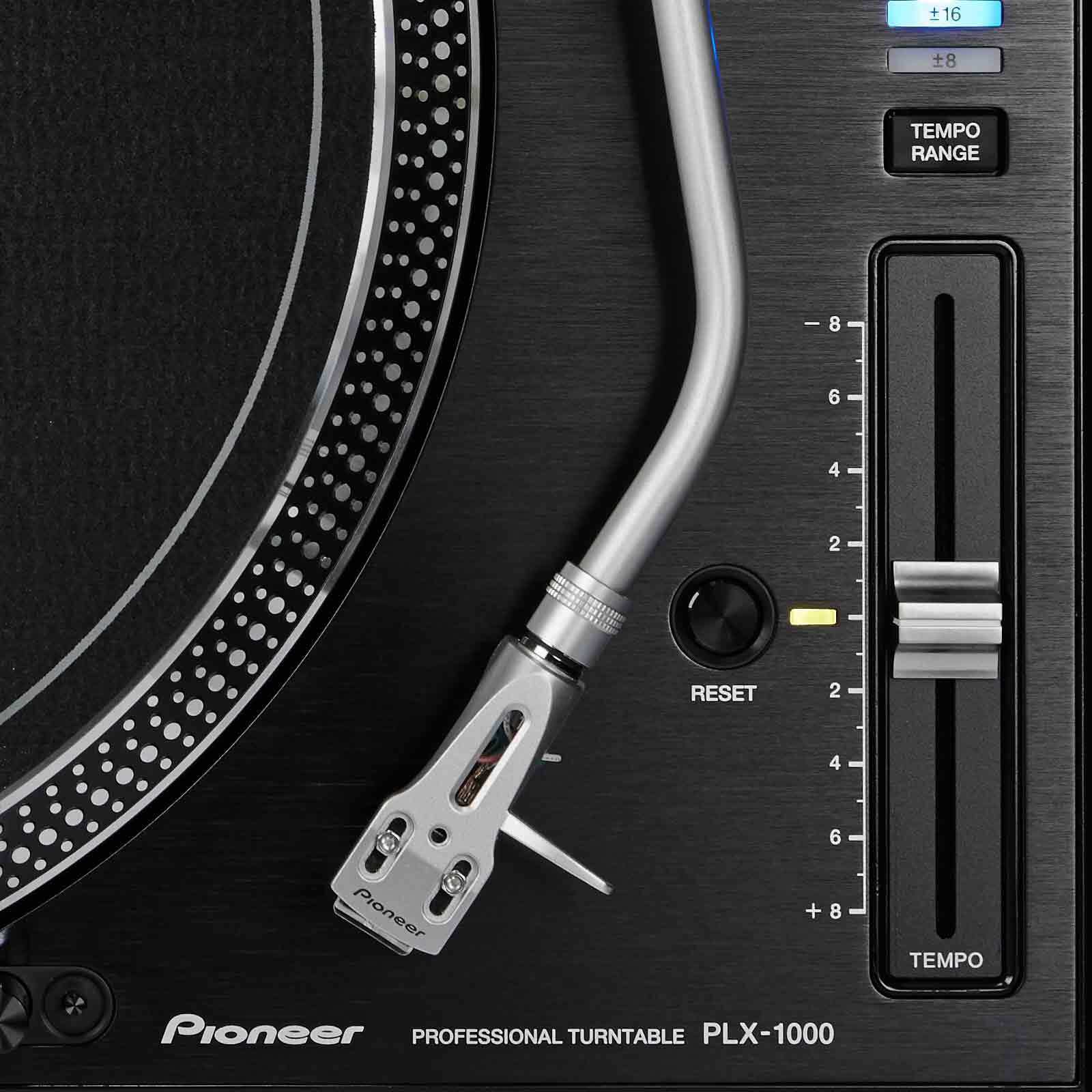 Pioneer PLX-1000 Direct Drive DJ Turntable Record Player w Brushed 