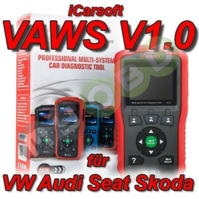 iCarsoft V1.0 Profi Diagnose für VW AUDI Seat Skoda ABS Airbag Service etc..