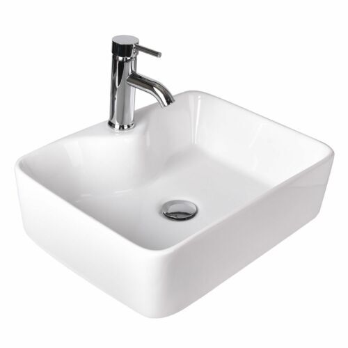 Badezimmer Gefäß Spüle Keramik Porzellan Waschbecken Schüssel ORB Chrom Wasserhahn Pop Up Drain - Bild 61 von 76