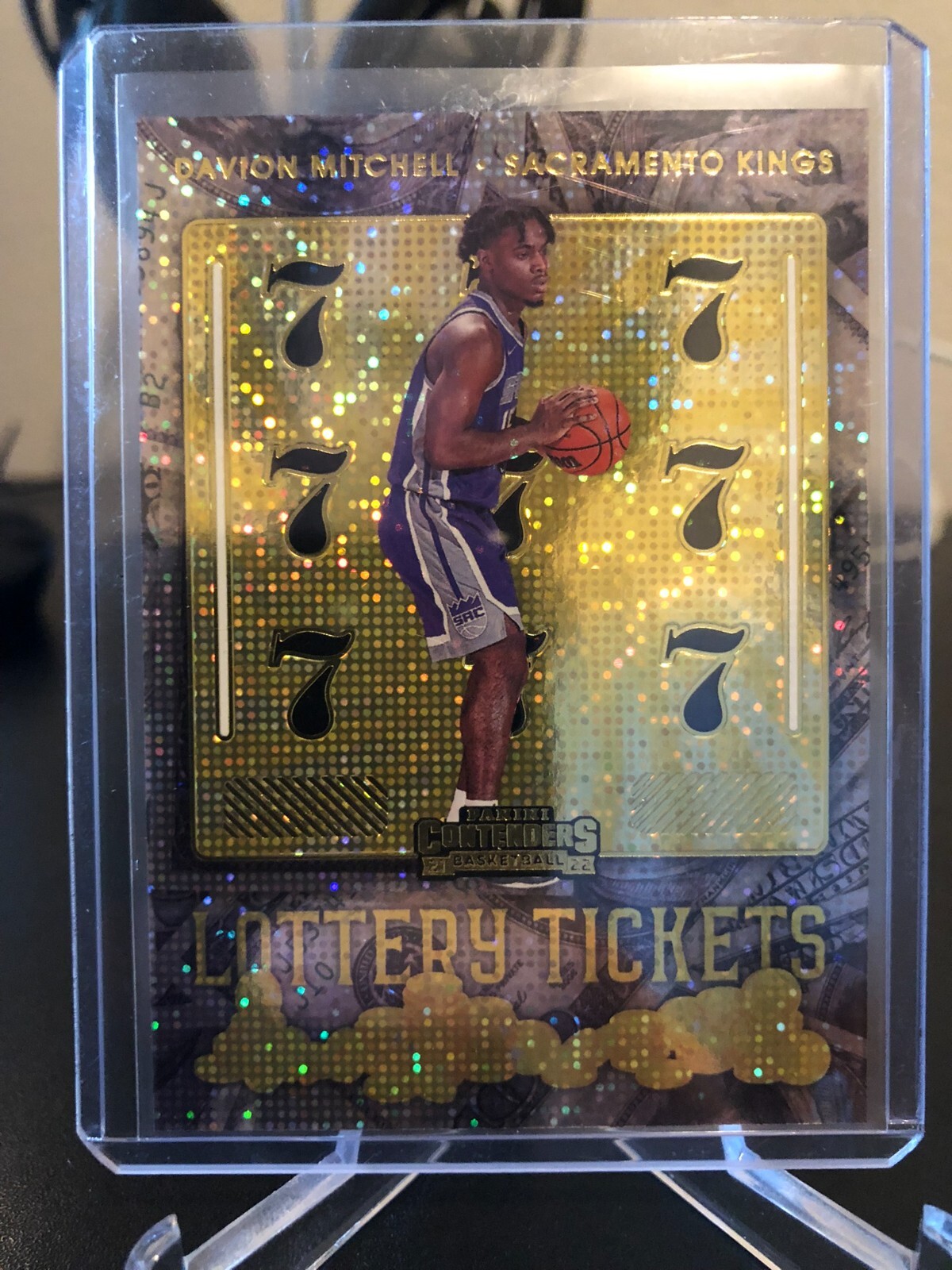 Davion Mitchell 2021-22 Panini Contenders Lottery Ticket #9 Kings