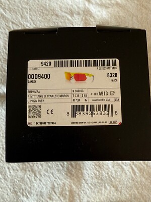 NEW Oakley Bisphaera Sunglasses OO9400-1368 Matte Tennis Ball