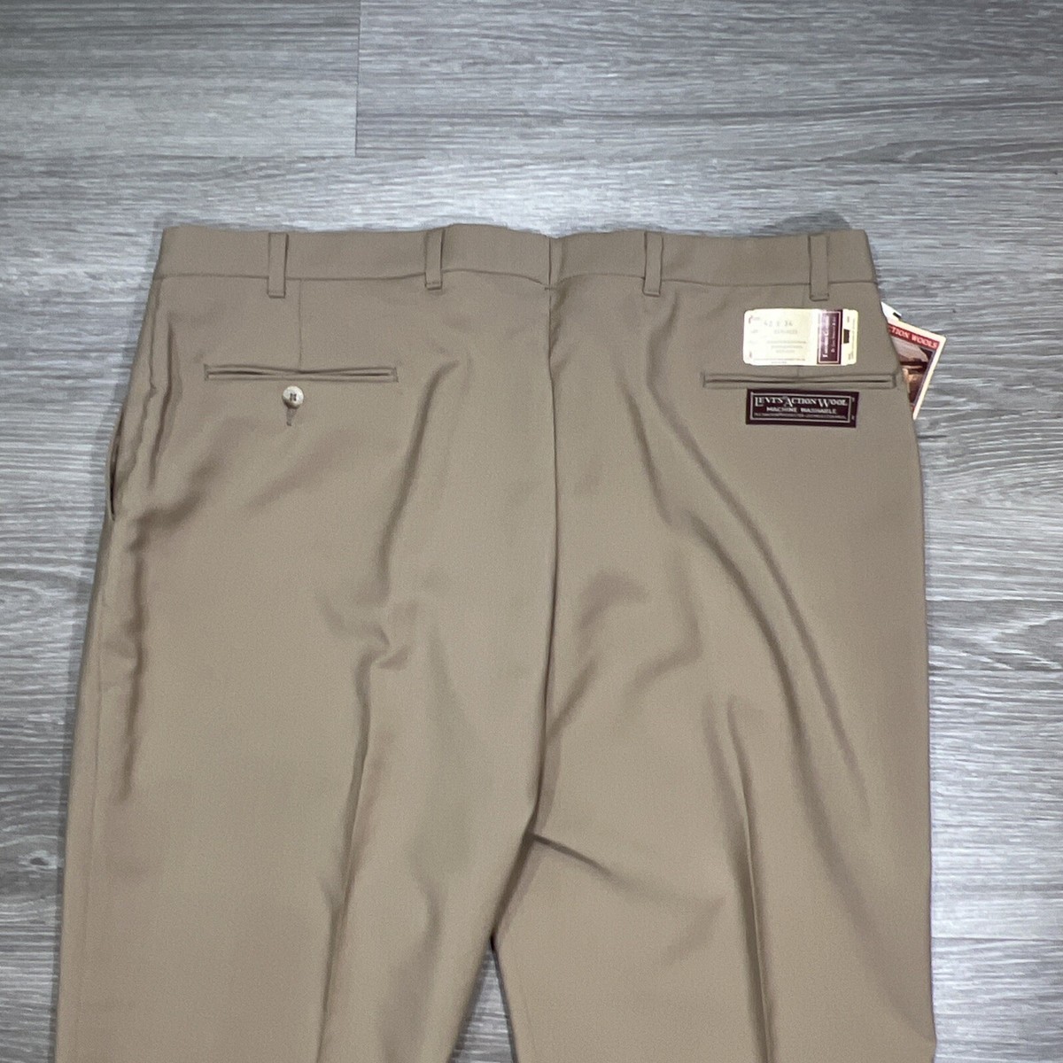 Levi's Action Wool Pants Men 40X27 Made in USA Pleated Levi's Action Wool Pants Men 40X27 Made in USA Pleated