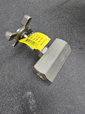 Appolo 1/2  Needle Valve 10000PSI 316 Stainless Steel PTFE