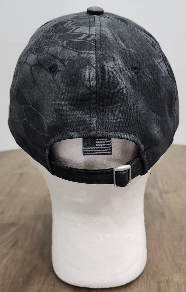 Don't Tread On Me 2nd Amendment Kryptex Bordado Exterior Gorra Sombrero Negro Gris Foto 4 de 4