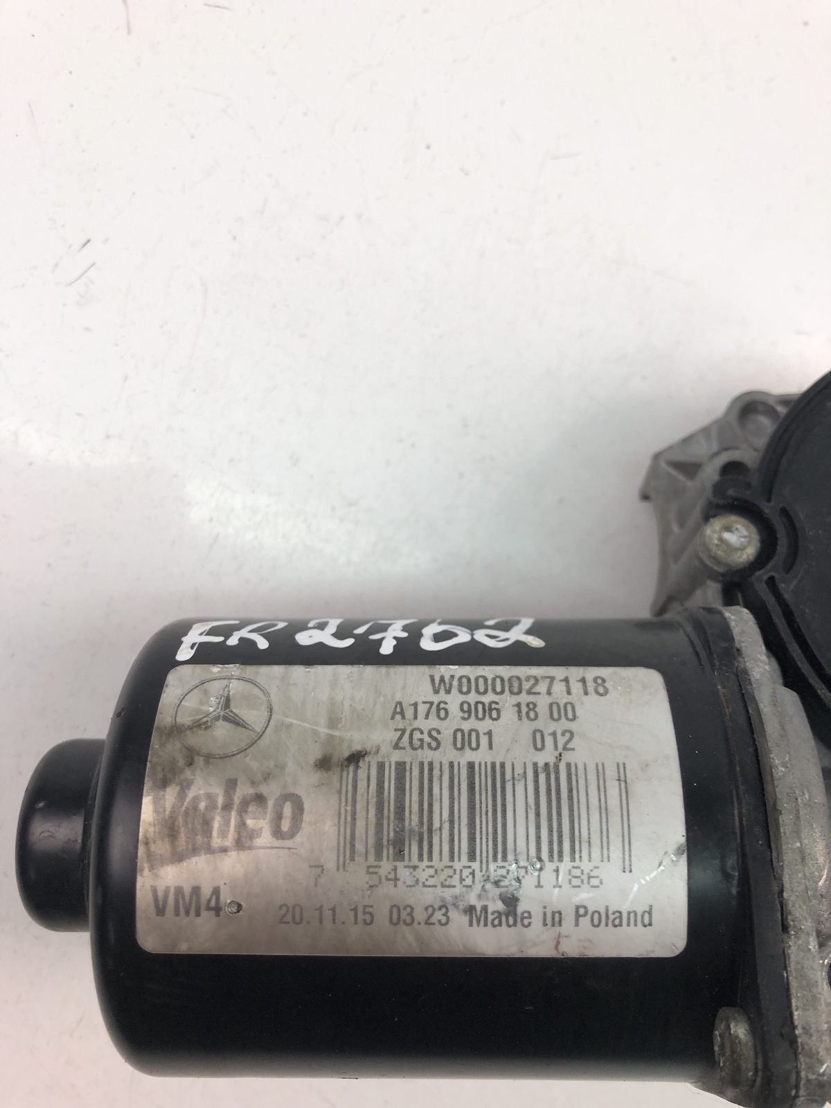 A1769061800 Front Windscreen Wiper Motor Mercedes-Benz CLASE a  