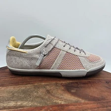 Plae Butler Shoes Women's 10.5 Gray Purple Suede Comfort Slip On Casual Sneakers