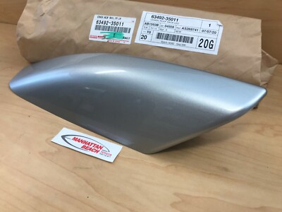 OEM Toyota 4Runner Roof Rack End Cover – Driver Side Front, Silver, 63492-35011
