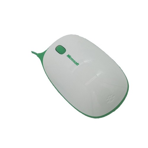 Souris Filaire PC USB Microsoft T2J-00020 1000-DPI Vert Blanc NEUF - Photo 2/5