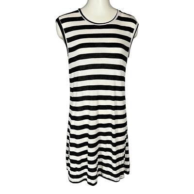 Volcom (M) Lived In Rib Mini Dress Stripe CoverUp Muscle Sleeveless Summer Beach