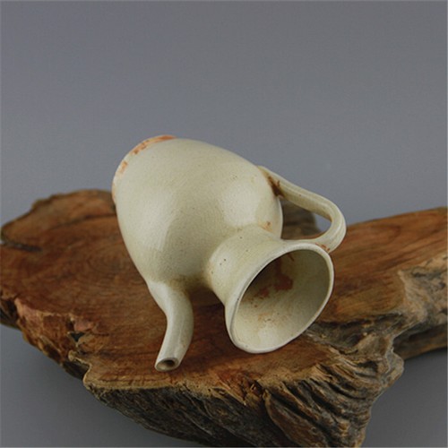 Chinese Song Xianghu Kiln Porcelain White Glaze Flagon Teapot Wine Pot 3.94 inch - Picture 4 of 5