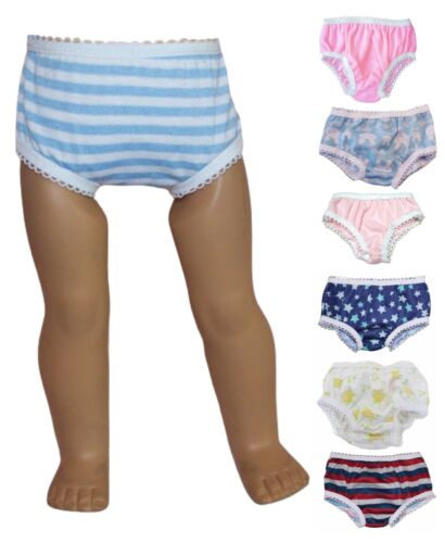 Culotte assortie sous-vêtements pour poupée taille American Girl - à vous de choisir - Photo 1/15