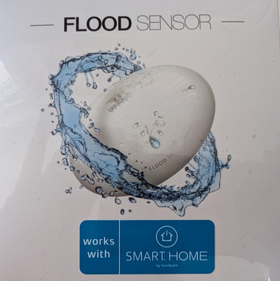 FIBARO Flood Sensor / Z-Wave Plus Wassermelder Hochwasser Leck und Temperatursen