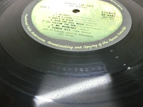 The Beatles For Sale Japan AP-8442 Apple LP YEX-142-21 UK Cut Obi VG++