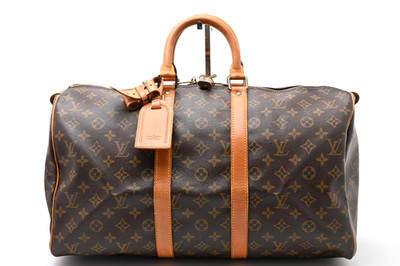 Louis Vuitton Keepall 45 Monogram M41428 Brown Boston Travel Bag Authentic Japan