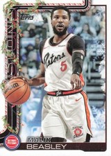 2025-26 Topps Holiday #H35 Malik Beasley FAST SHIPPING