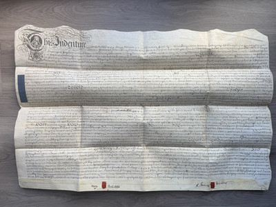 Oldham Chadderton Lancashire 1751 Pergament Indenture Hypothek