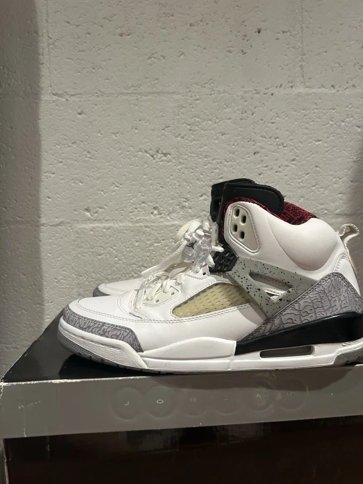 Nike Air Jordan Spizike White Cement Grey Mens Size 10 - Image 2 of 4