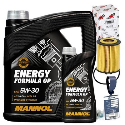 ÖLFILTER+MANNOL 5W30 ÖL passend für OPEL AGILA ASTRA G H CORSA B C D MERIVA