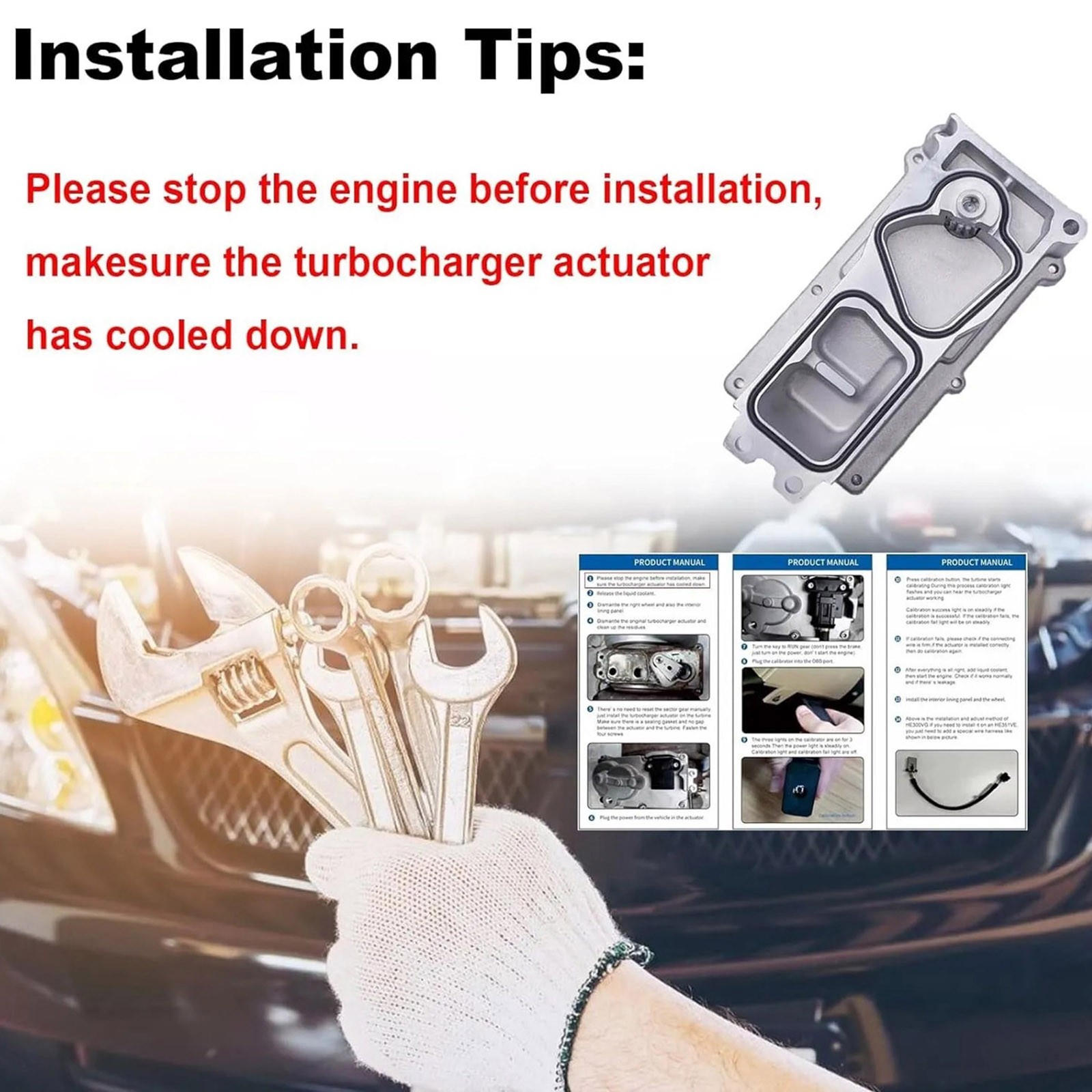 1 Set Turbo Actuator Fits For Ram 5500 6.7L L6 Turbo - Diesel 2013-18 5494878H thumbnail 8