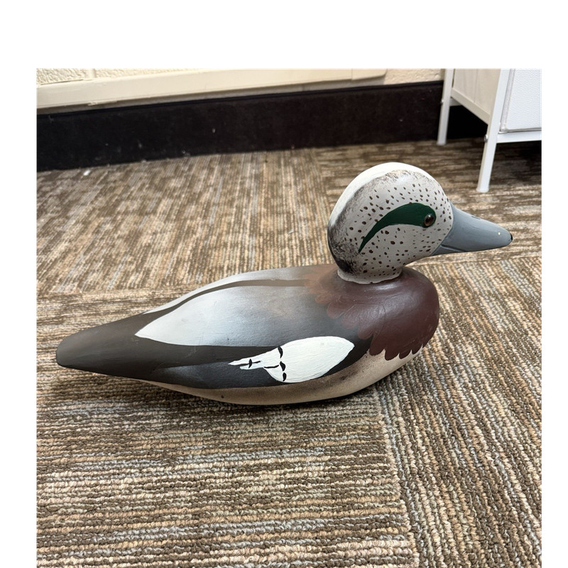 Hand-Made Wood Mason Wigeon Duck Decoy Signed 2011