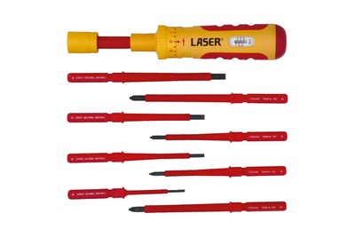 Laser Tools VDE Insulated Torque Screwdriver Set 1-6Nm 9pc 9167
