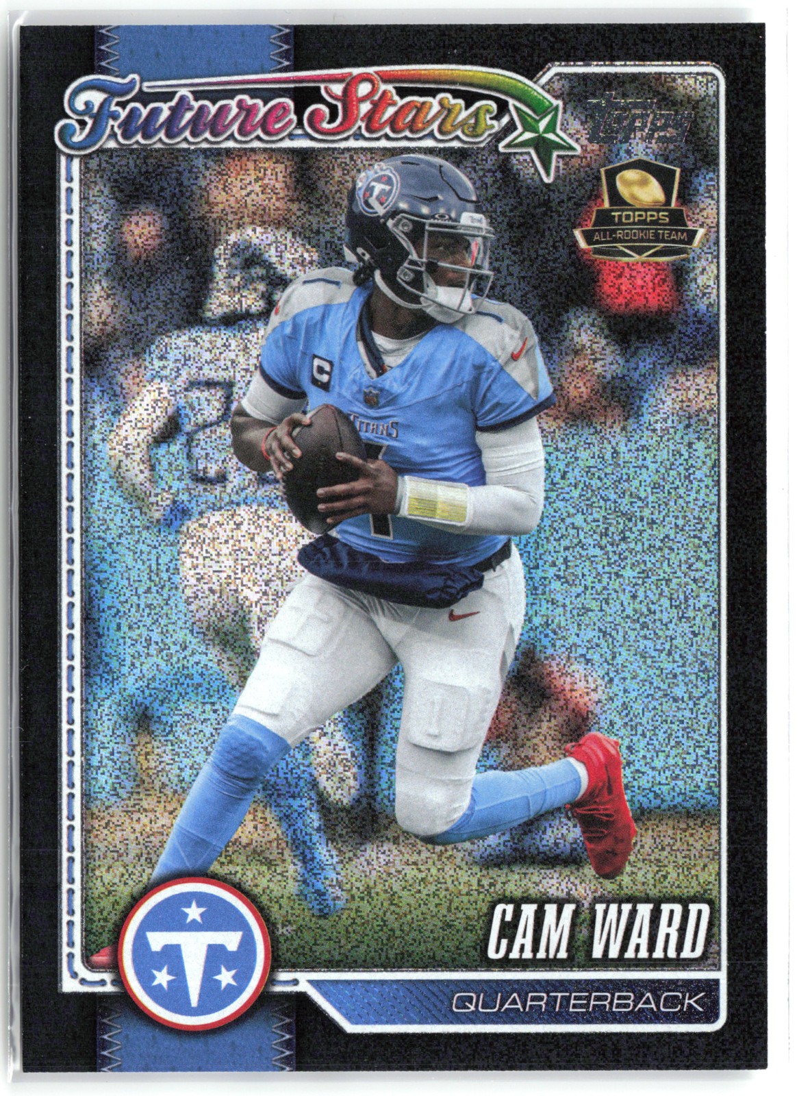 2026 Topps Flagship Cam Ward Future Stars RC #264 Titans Black /10