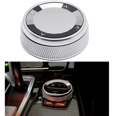 Crystal Large Knob Cover For BMW 1 2 3 4 5 7 X Multimedia iDrive 7-Button Cover