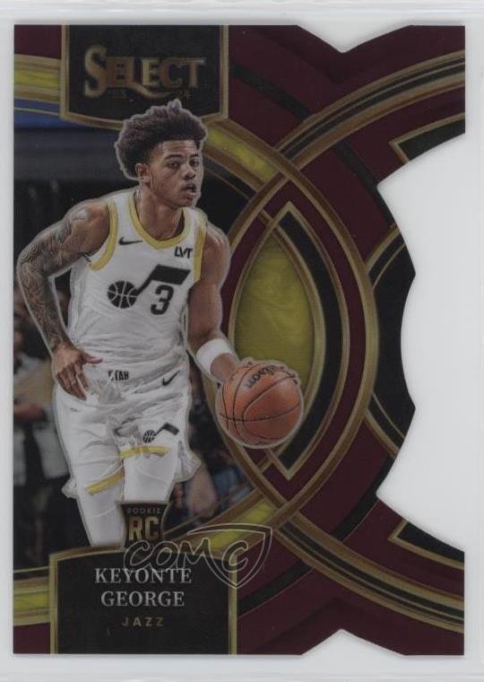 2023 Select Premier Level Maroon Prizm Die-Cut /175 Keyonte George Rookie RC v9t