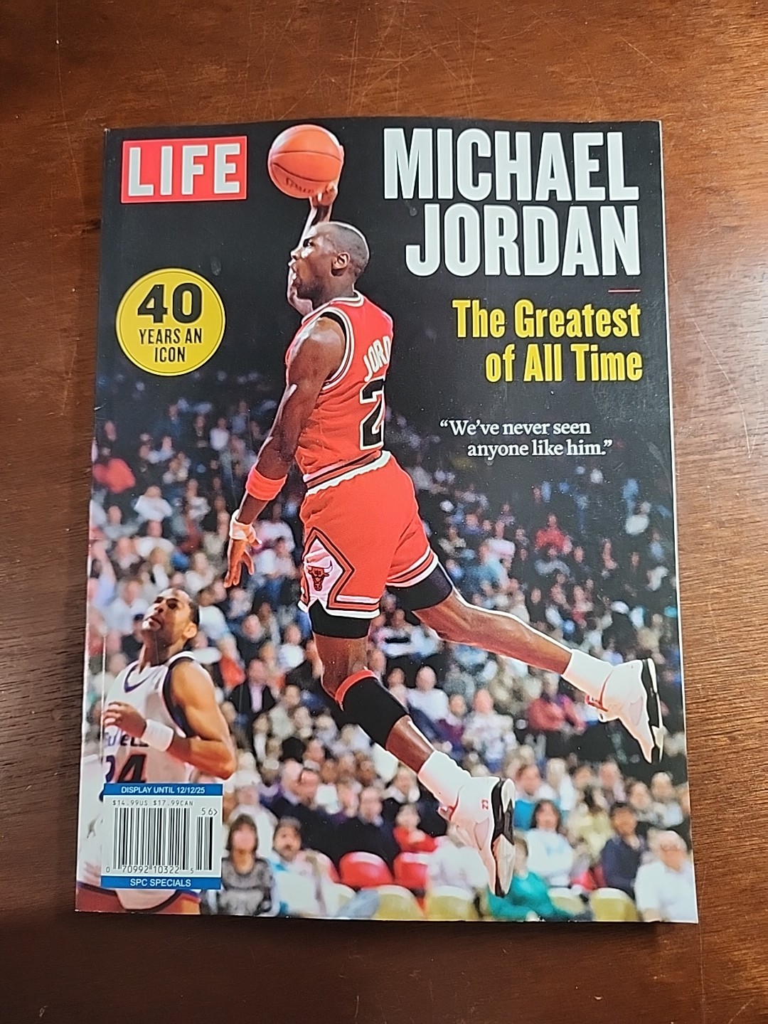 Michael Jordan LIFE Magazine 2025 *NEW* 40 Years An Icon Greatest Of All Time