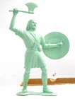 Marx Six-Inch Viking with an Ax and a Shield Original.  The figure is excellent