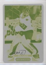 2022-23 Parkhurst Rookies Printing Plate Yellow 1/1 Mads Sogaard #318 Rookie RC