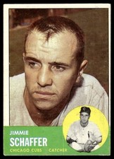 1963 Topps Jimmie Schaffer Chicago Cubs #81