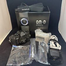 Olympus OM-D E-M5 Mark III Body Mint 1059 shutter count FL-LM3 Flash