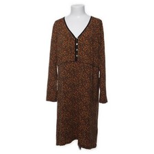 Deerberg, Kleid, Größe: XXL, Schwarz/Mehrfarbig, Elasthan/Viskose, Blumen #N2p